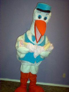 Singing Telegram Stork
