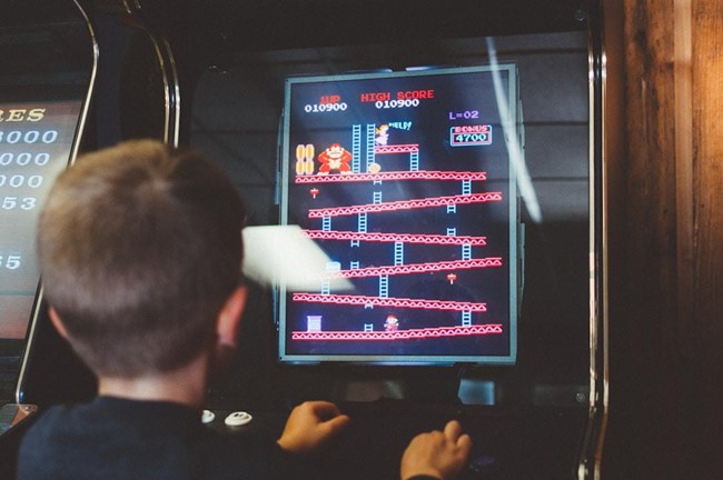 An arcade game is one of the party rentals available from Clowns4Kids. An arcade game is one of the party rentals available from Clowns4Kids.