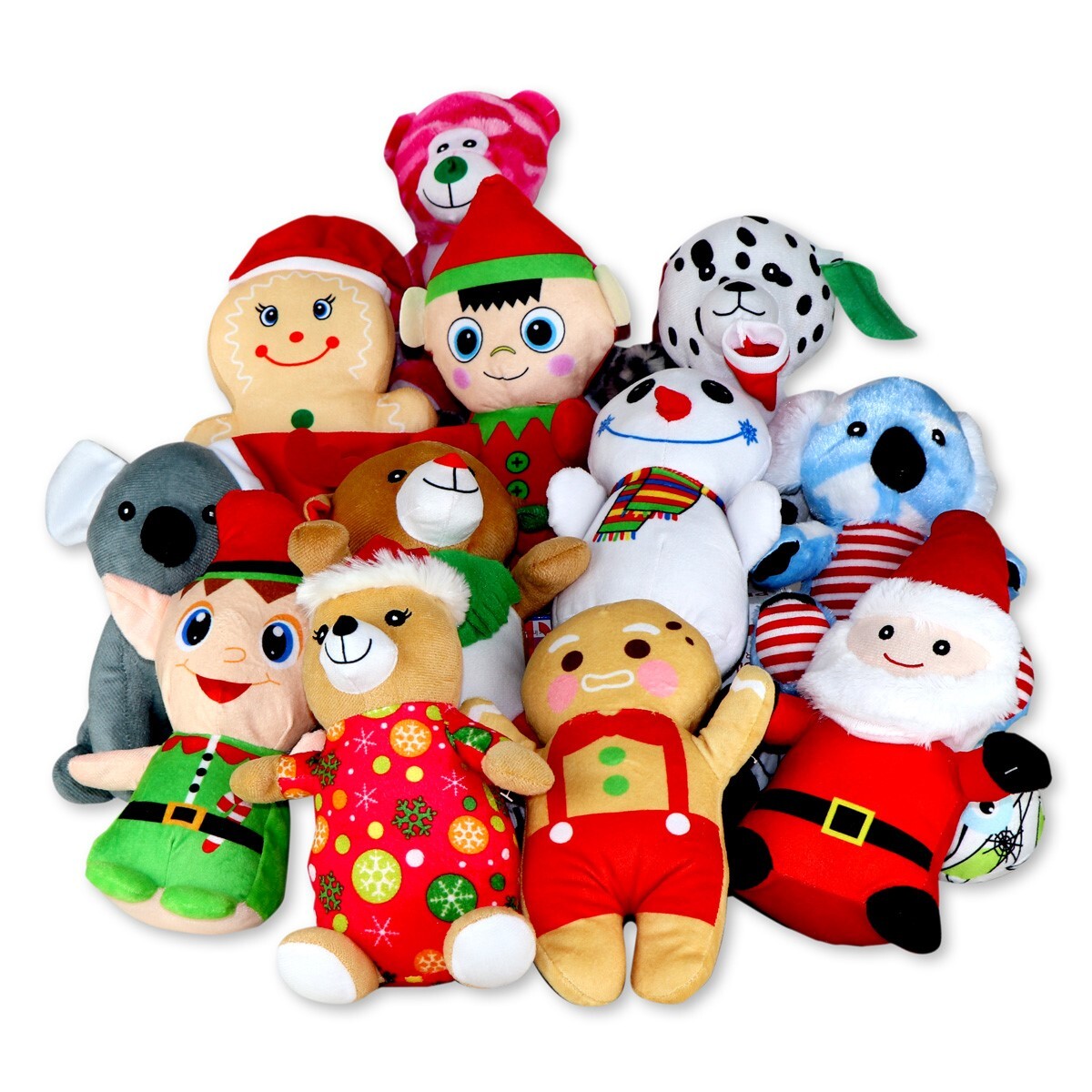 Christmas Claw Machine plushies