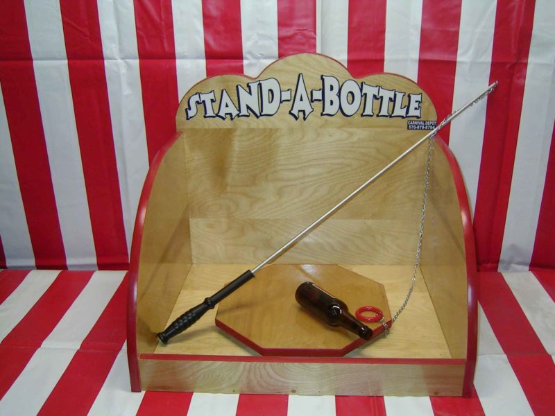 Stand a Bottle carnival game NY, NJ, CT, Long Island